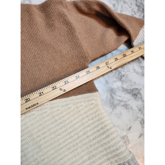 French Connection Women's Multicolor Colorblock‎ Long Sleeve Sweater Size Large - Picture 5 of 6